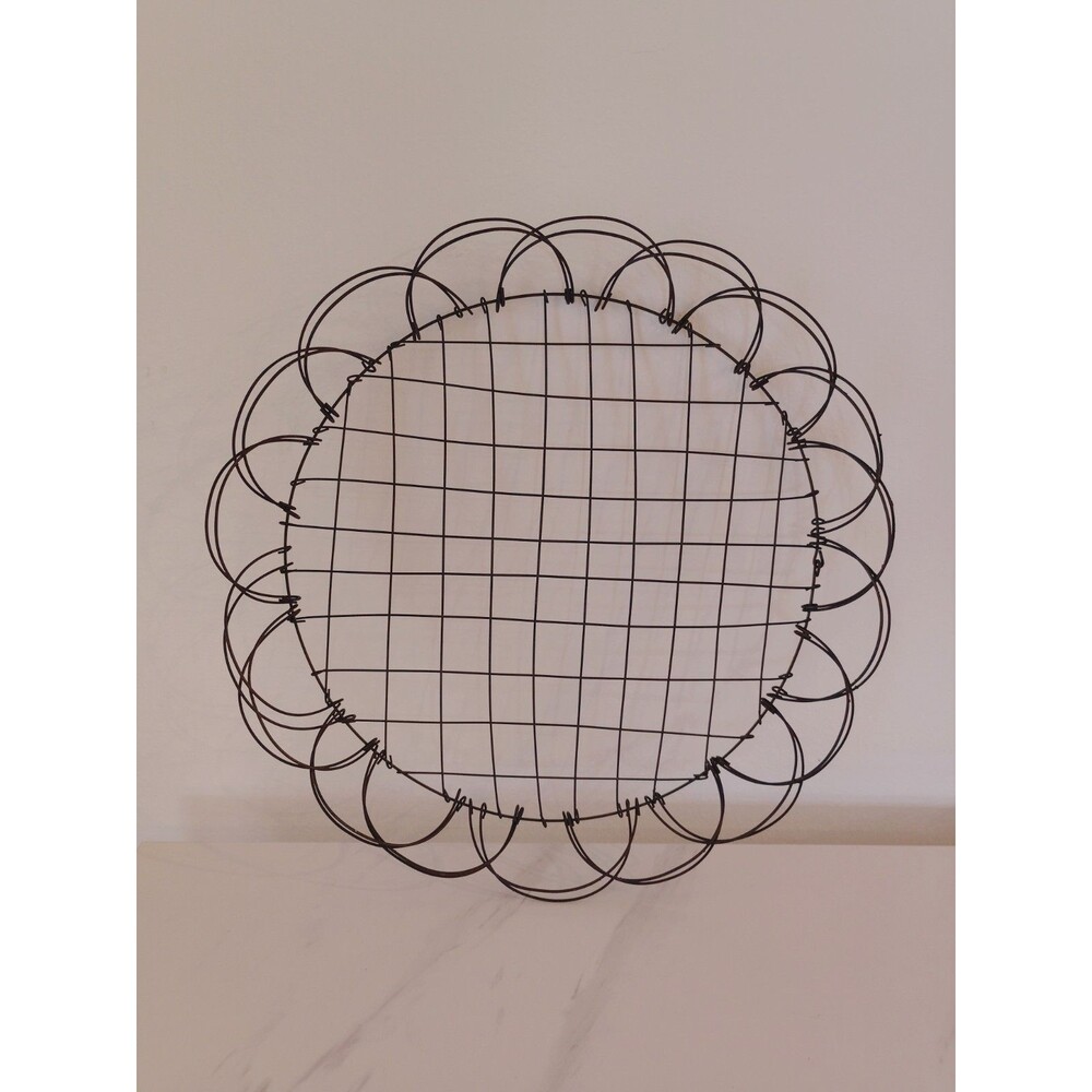 Vintage Collapsible Wire Egg Tray Primitive Farmhouse Decor